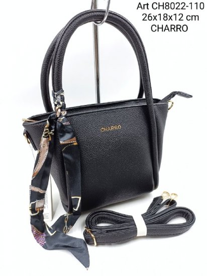 CHARRO BORSA DONNA CASUAL SPALLA COLORE NERO - Clicca l'immagine per chiudere