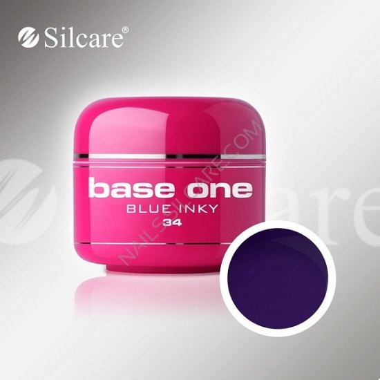 SILCARE BASE ONE GEL UV COLOR 34 BLUE INKY - Clicca l'immagine per chiudere