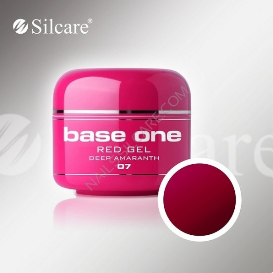 SILCARE BASE ONE GEL UV COLOR 07 RED DEEP AMARANTO - Clicca l'immagine per chiudere