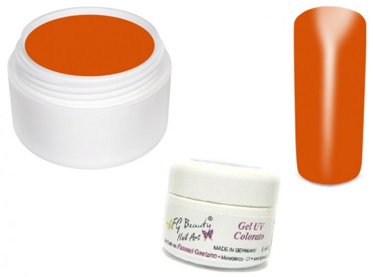 GEL UV UNGHIE COLORATO 47 - ARANCIO - Clicca l'immagine per chiudere