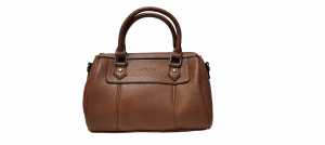 BORSA BAULETTO DONNA ECOPELLE CHARRO BROWN