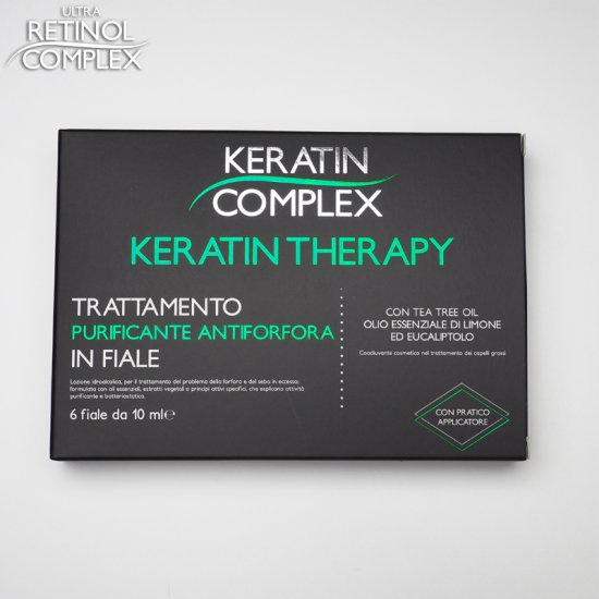 KERATIN COMPLEX TRATTAMENTO CAPELLI PURIFICANTE ANTIFORFORA - Clicca l'immagine per chiudere