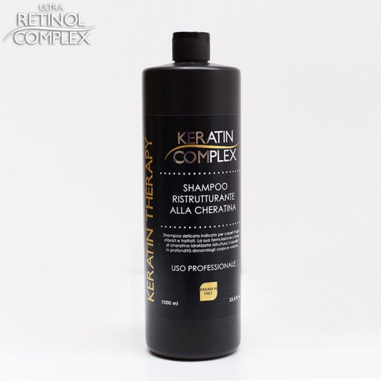 SHAMPOO KERATIN COMPLEX RISTRUTTURANTE CON CHERATINA 800ml - Clicca l'immagine per chiudere