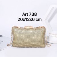 POCHETTE DONNA BORSETTA DA SERA ELEGANTE STRASS