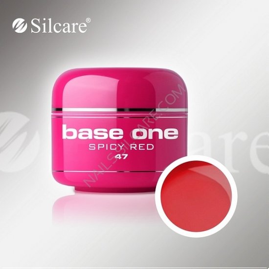 SILCARE BASE ONE GEL UV COLOR 47 SPICY RED - Clicca l'immagine per chiudere