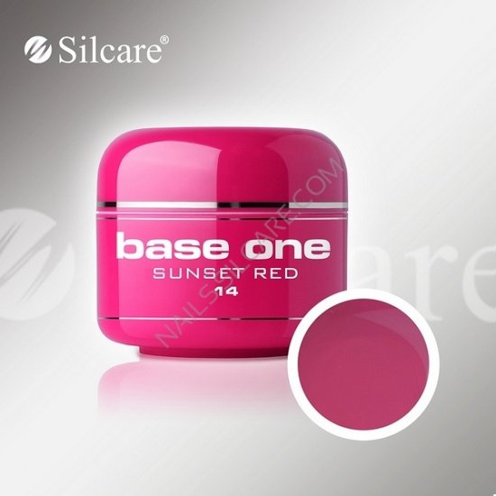 SILCARE BASE ONE GEL UV COLOR 14 SUNSET RED - Clicca l'immagine per chiudere