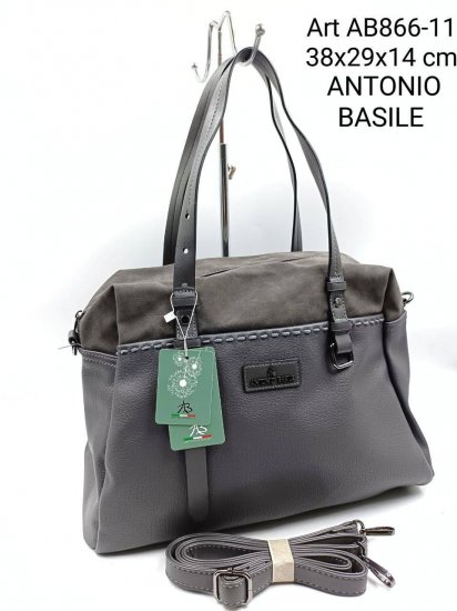 BORSA DONNA SPALLA ECOPELLE ELEGANTE CASUAL A. BASILE - Clicca l'immagine per chiudere