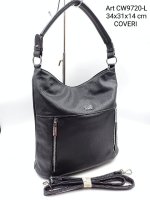 COVERI BORSA DONNA SPALLA TRACOLLA CASUAL COLORE NERO