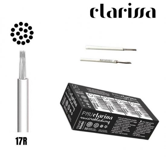 PUNTE PER MICROBLADING 17R ROUND NEEDLES - 50 PZ - Clicca l'immagine per chiudere