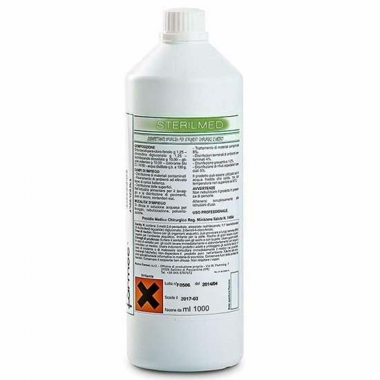 STERILMED STERILIZZANTE PER STUMENTI CHIRURGICI 1000 ML - Clicca l'immagine per chiudere