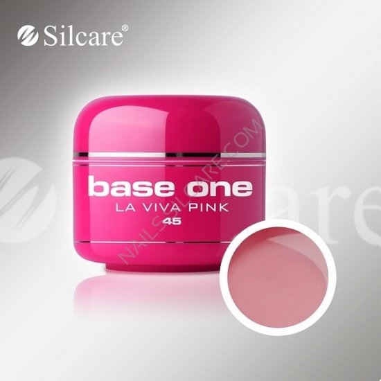 SILCARE BASE ONE GEL UV COLOR 45 LA VIVA PINK - Clicca l'immagine per chiudere