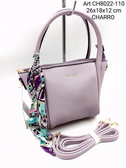 CHARRO BORSA DONNA CASUAL SPALLA COLORE PURPLE - Clicca l'immagine per chiudere