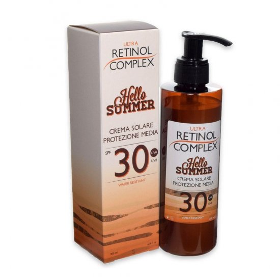 HELLO SUMMER CREMA SOLARE PROTEZIONE MEDIA SPF 30 - UVA - UVB - Clicca l'immagine per chiudere