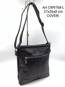 COVERI BORSA DONNA A TRACOLLA CASUAL COLORE NERO